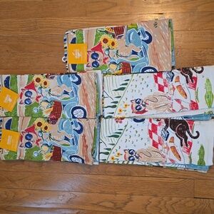 KOHLS CELEBRATE SPRING TOGETHER SET OF 10 KITCHEN HAND TOWELS FOR ALL CAT LOVERS
